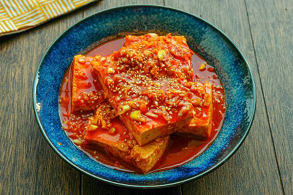 レンジで簡単 韓国風豆腐煮